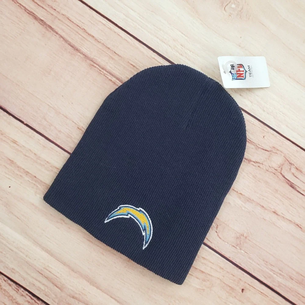 Los Angeles Chargers Hat Cap‎ Beanie One Size Blue Yellow NFL Football Mens A5